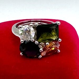 Elegant Multi-Stone Ring